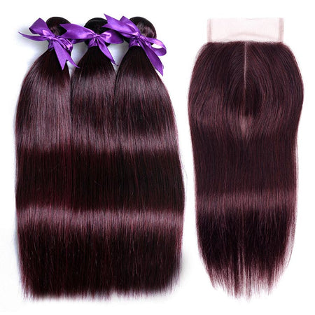 3 Bundles of Merlot (99J) with Free 4x4 Closure