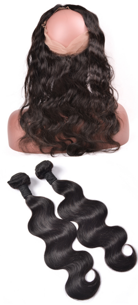 2 Bundles with a 360 Frontal