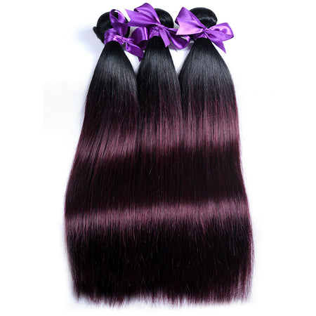 3 Bundles of Merlot Ombre (1B at Roots/ 99J)