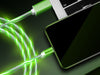 GlowMag™ Magnetic Charging Cable with Flowing LED Lights (iPhone & Android Compatible)