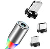 GlowMag™ Magnetic Charging Cable with Flowing LED Lights (iPhone & Android Compatible)
